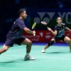 Ganda Campuran Indonesia Rinov/Pitha di All England 2023.