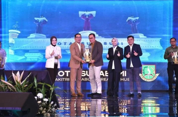 Kota Sukabumi Juara I Penghargaan Pembangunan Daerah