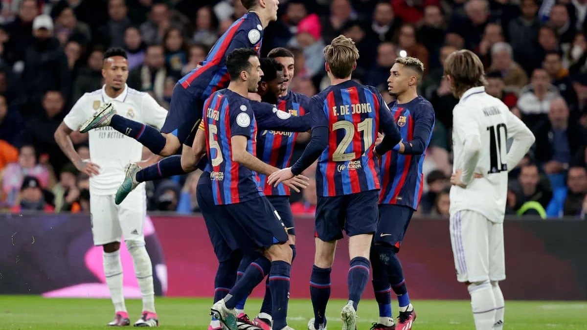 Laga El Clasico antara Barcelona vs Real Madrid.