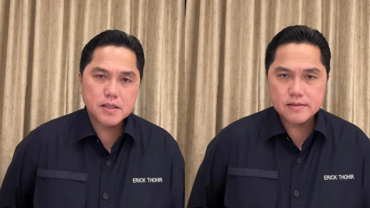 Menteri BUMN Erick Thohir tegaskan akan mengawal pengusutan dan evaluasi kasus kebakaran Depo Pertamina Plumpang, Jakarta. Tangkap layar Instagram/@erickthohir.