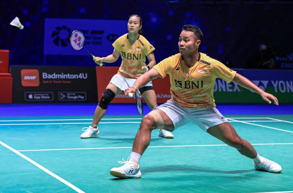 Rehan/Lisa di Perempat Final All England 2023.