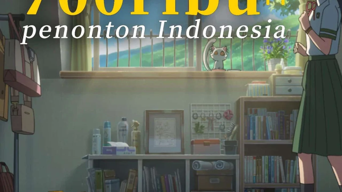 Film Suzume karya Makoto Shinkai Tembus 700.000 Penonton di Indonesia.