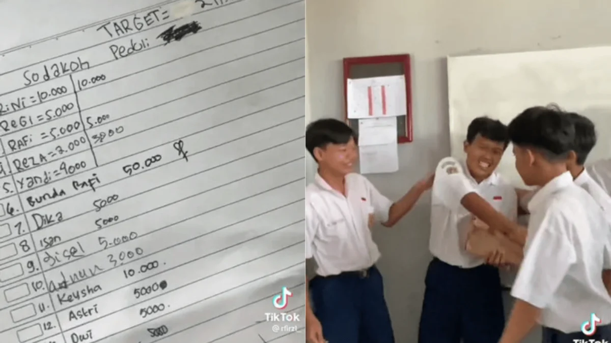 Media sosial sedang dibuat haru oleh perlakuan anak SMP ( Sekolah Menengah Pertama). Beredar sebuah video dimana para pelajar yang diketahui merupakan siswa kelas VIII SMPN 3 Tasikmalaya membantu temannya untuk membelikan sepatu baru.