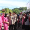 Masyarakat Palabuhanratu Antusias Datangi Bazar Ramadan Polres Sukabumi