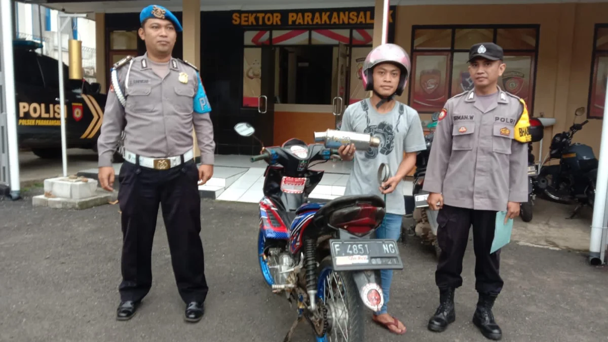 Polisi Di Parakansalak Berantas Petasan Dan Knalpot Brong