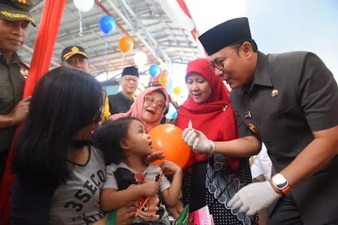 Pemkot Sukabumi Gebyarkan Imunisasi Polio dan Campak