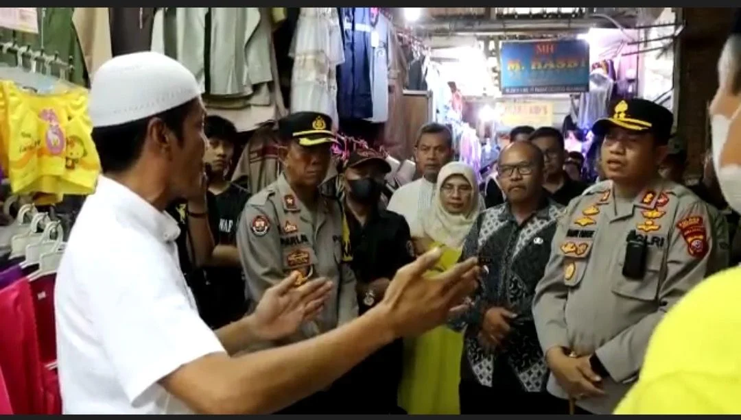 Kapolres Sukabumi Sidak Pasar Cicurug Pantau Harga Bapokting