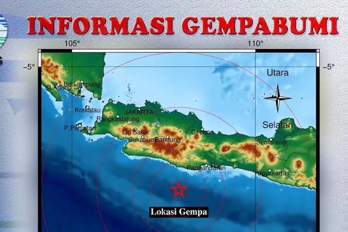 Gempa Pangandaran Berasa Hingga ke Sukabumi