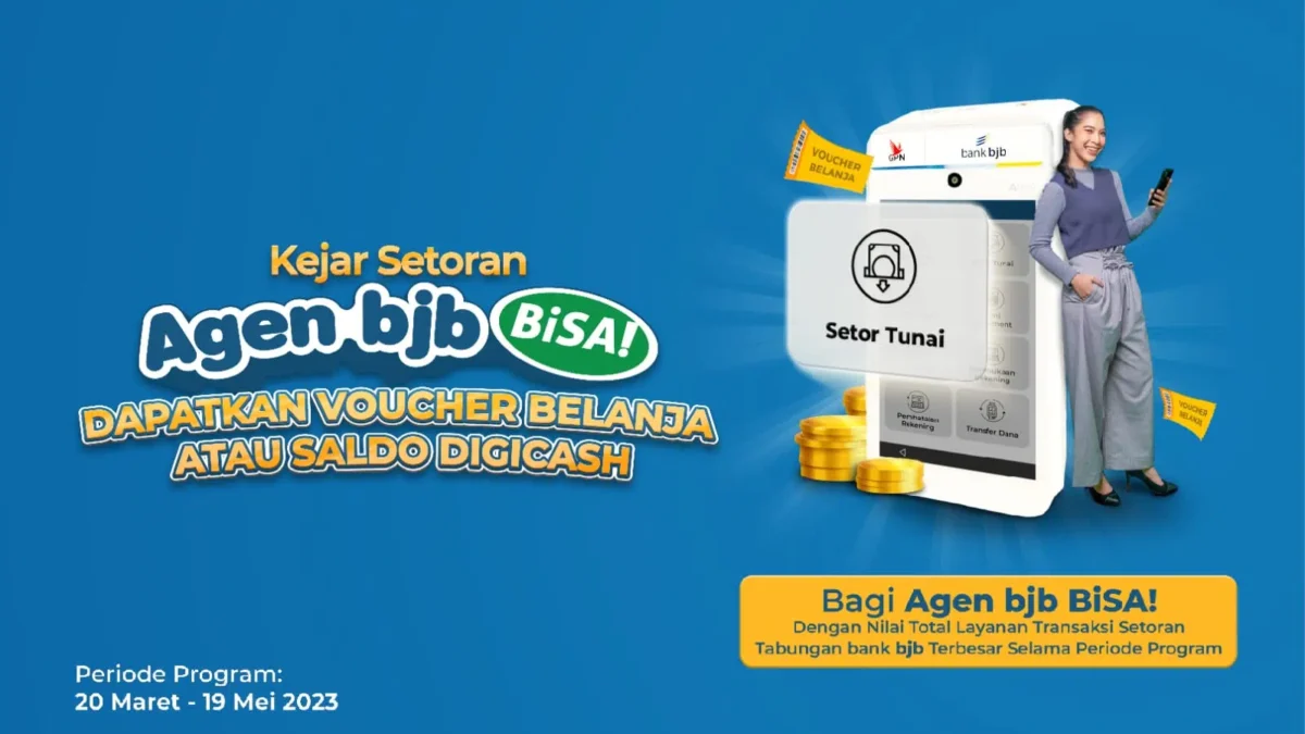 bank bjb selalu memanjakan Agen bjb BiSA! dengan berbagai promo dan banyak program menarik yang menguntungkan, salah satunya melalui Kejar Setoran Agen bjb BiSA!.