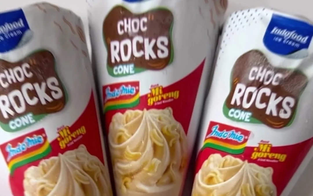 Es Krim Cone Rasa Indomie Goreng, Beneran Ada?