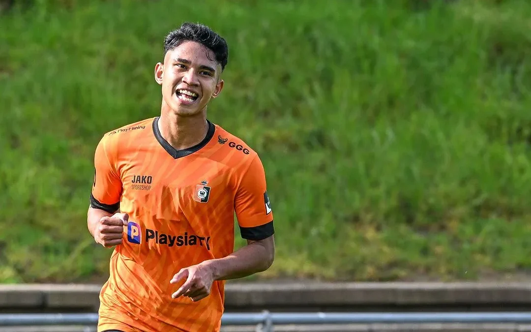 Reaksi Marselino Ferdinan Usai Cetak Gol Debut Resmi di KMSK Deinze