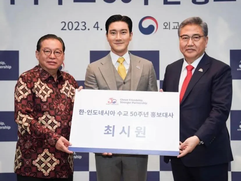 Semakin Melokal, Choi Siwon DiTujuk Menjadi Duta Peringatan 50 Tahun Hubungan Diploma Korea Selatan dan Indonesia