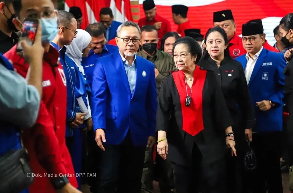 KIB Makin Rapuh, Setelah PPP Kini Giliran PAN Merapat ke PDIP