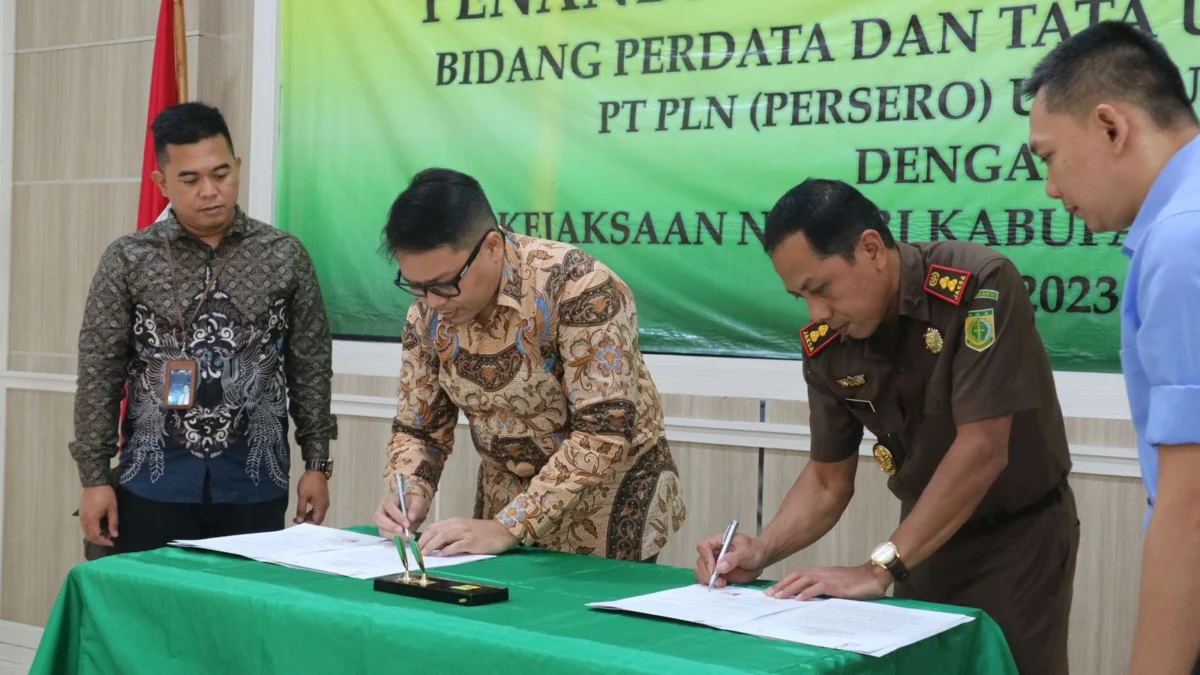 Tingkatkan Kolaborasi, PLN UP3 Sukabumi Jalin Kerjasama dengan Kejaksaan Negeri Kabupaten Sukabumi