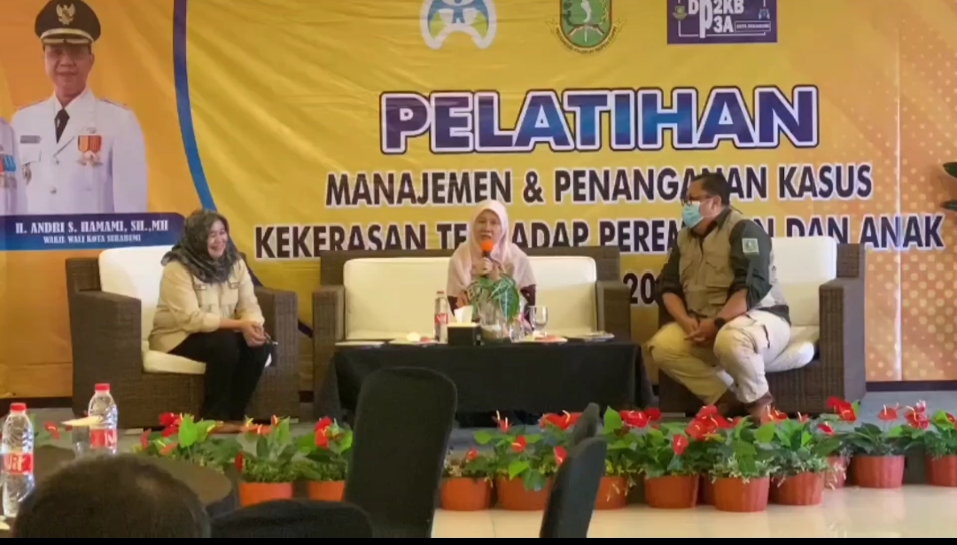 DP2KBP3A Libatkan TN-POLRI Pelatihan Manajemen dan Penanganan Kasus Kekerasan pada anak dan Perempuan