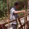 Jembatan Lalay di Bantarkalong Warungkiara Mengkhawatirkan