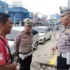 Satlantas Polres Sukabumi Kota Sidak Pembangunan Jalur Pedestrian