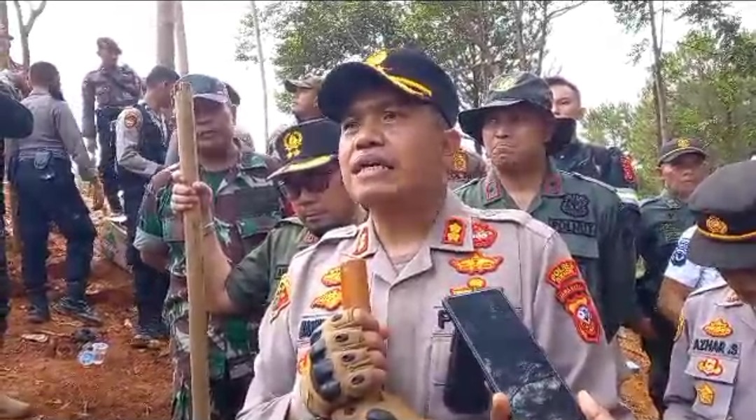 Tim Gabungan Tutup Galian Lobang Tambang Emas Ilegal