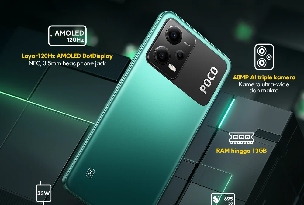 POCO X5 Smartphone Dengan Fitur Terbaik Harga Murah