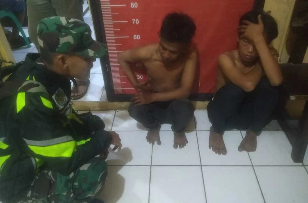 Dua Remaja Babak Belur Gegara Ngutil Helm di Area Parkir KPU