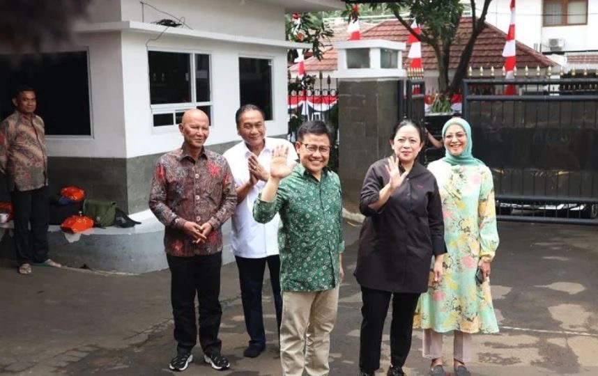 Puan Sambangi Kediaman Muhaimin di Widya Chandra.