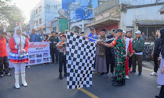 Warga Antusias Ikut Kirab Pahlawan Nasional