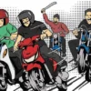 Polisi Buru Terduga Geng Motor Aniaya Pedagang Nasi Goreng