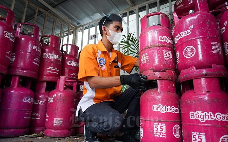 Harga Gas LPG Non Rumah Tangga Turun