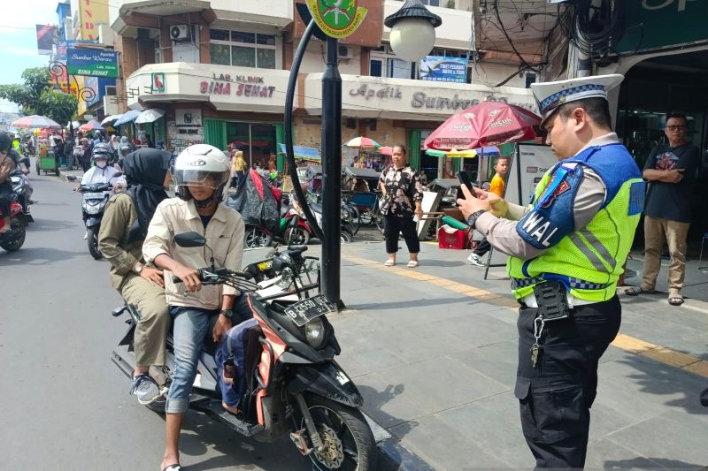 Hari Pertama Operasi, Ratusan Pengendara Kena Tilang