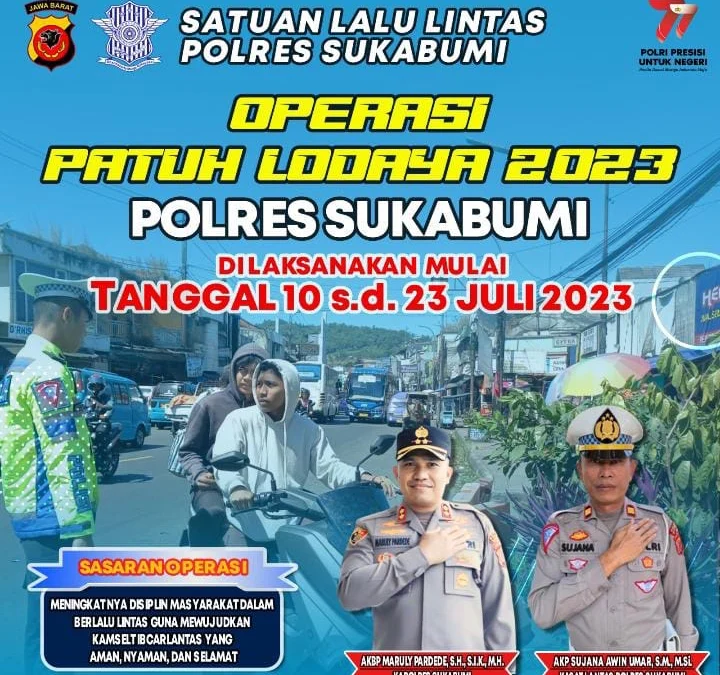 Hari ini, Polres Sukabumi Gelar Operasi Patuh Lodaya