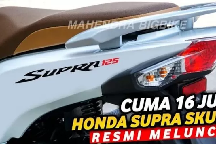 Honda Resmi Rilis Motor Supra Matic 125cc, Body Sexy dengan Harga Terjangkau