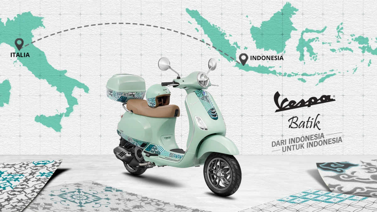 Cicilan Vespa Batik Murah Hanya Rp1 Jutaan