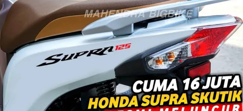 Motor Honda Supra Matic Harganya Cuma Rp16 Jutaan