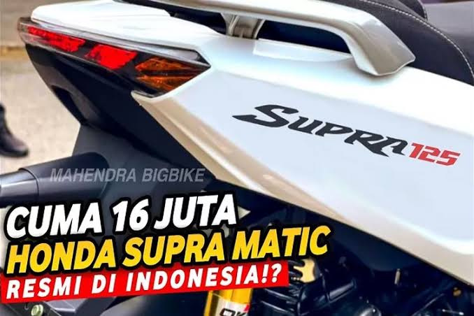 Motor Honda Supra X 125 Matic Akan Segera Rilis