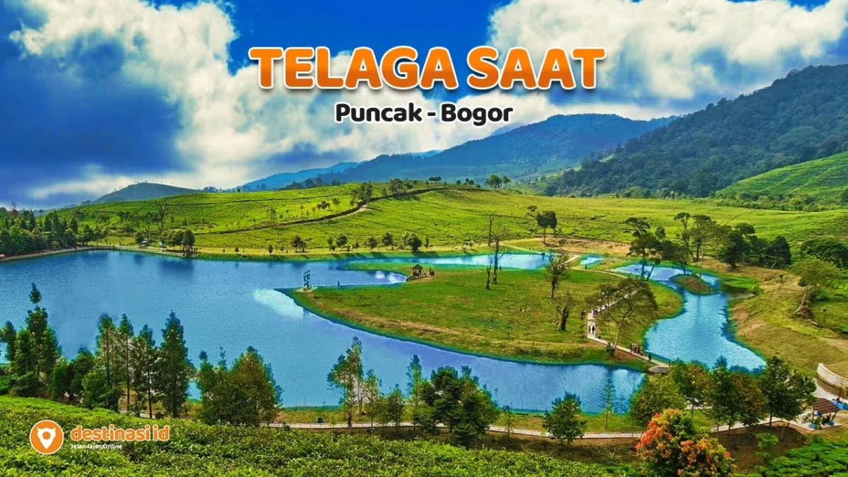 Pesona keindahan wisata telaga Saat Puncak Bogor