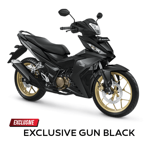 Edisi Exclusive Gun Black Honda Supra GTR 159 Tampil Elegan