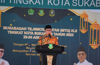 Kafilah Kecamatan Gunungpuyuh Juara Umum MTQ