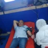 Pegawai Diskominfo Donorkan Darah