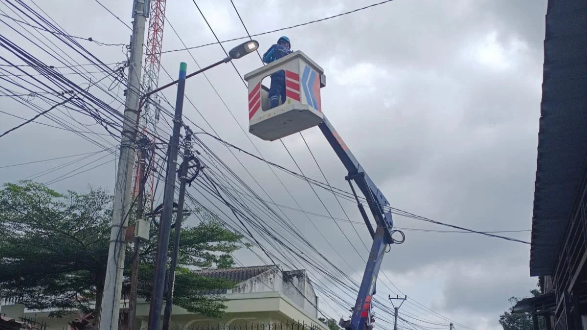 Dishub Gercep Tangani Ratusan PJU Rusak