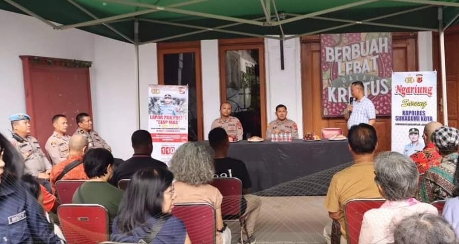 Serap Informasi, Polres Sukabumi Kota Gelar Program Minggu Kasih