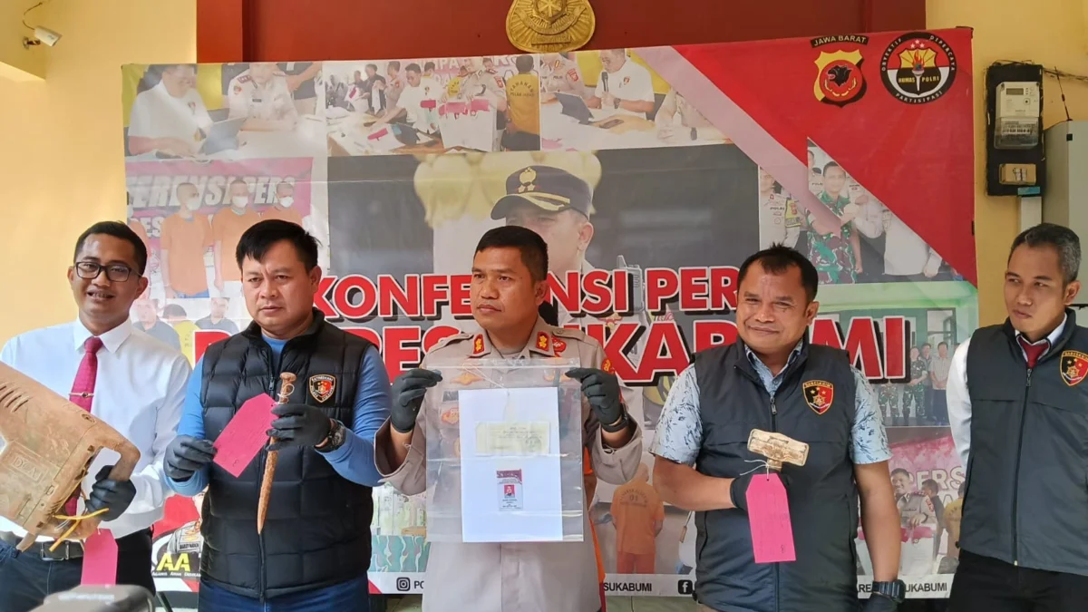 Polres Ciduk Kepala Penambang Emas Ilegal di Blok Cibuluh Sukabumi