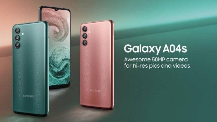 Update Harga HP Samsung Galaxy A04 Edisi Agustus 2023