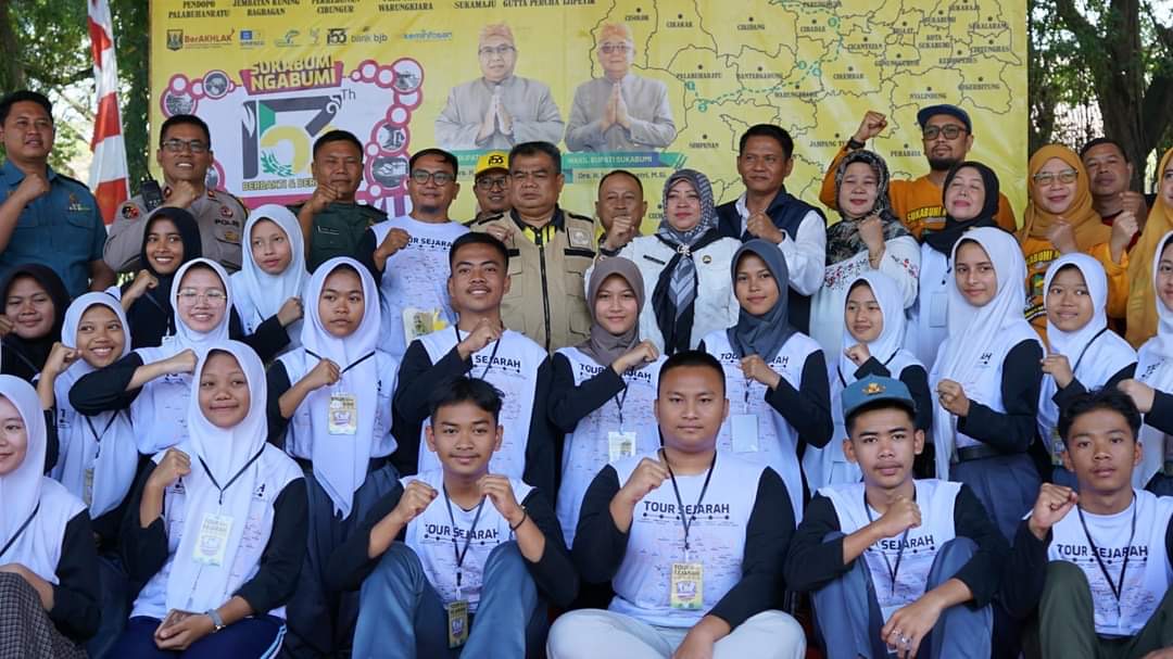 Tour De’Sejarah Kunjungi Beberapa Tempat di Kabupaten Sukabumi