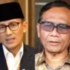 PPP Sebut Bakal Cawapres Ganjar Mengerucut antara Sandiaga Uno atau Mahfud MD