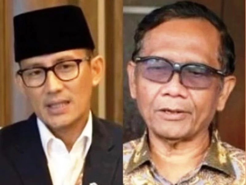 PPP Sebut Bakal Cawapres Ganjar Mengerucut antara Sandiaga Uno atau Mahfud MD