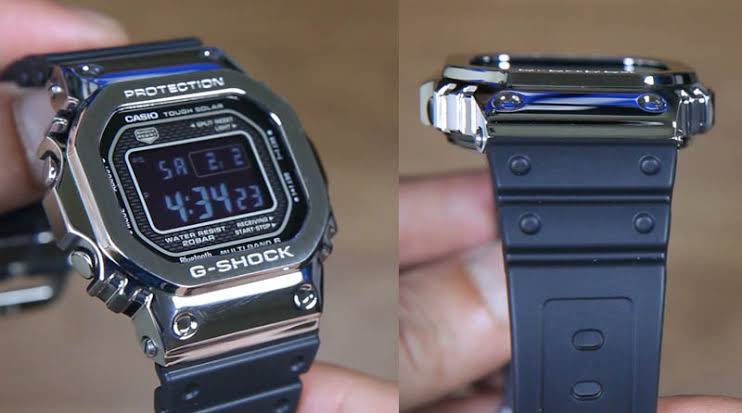 Miliki Lapisan Full Logam, Casio G-SHOCK GMW-B5000 Tahan Benturan