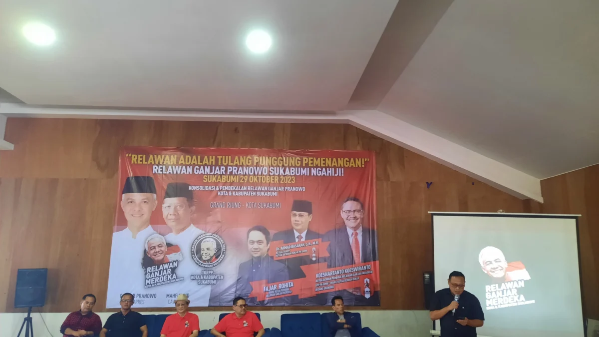 Relawan Ganjar Merdeka Sukabumi Optimis Dulang Suara