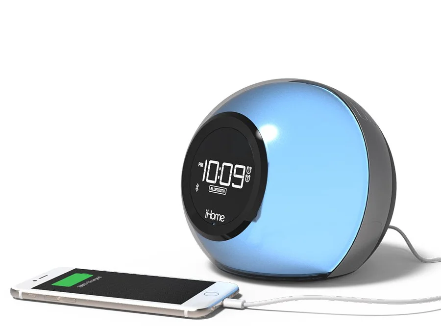 iHome IBT29 Bluetooth Color Changing Dual Alarm Clock