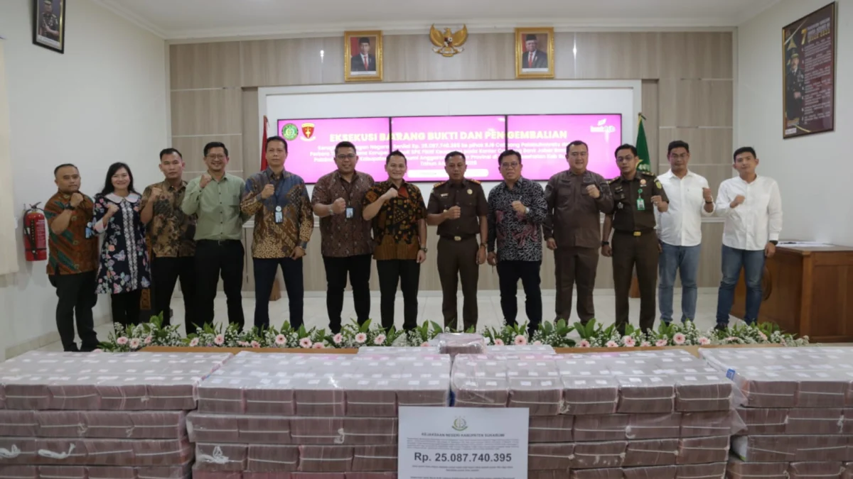 bank bjb Apresiasi Kejaksaan Negeri Sukabumi Atas Pengembalian Aset (Asset Recovery)