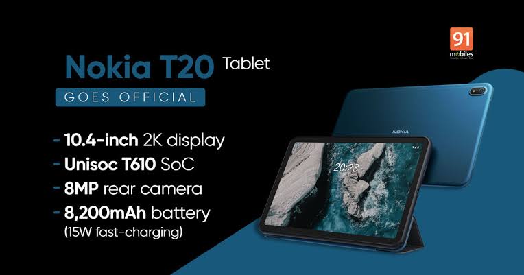 Tablet Nokia T20 Terbaik